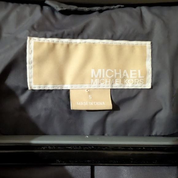 Michael Kors Charcoal Puffer Coat - Picture 2 of 2